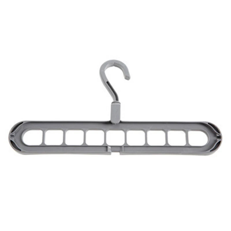 VESTA SmartFold | 9-Tier Adjustable Closet Hanger | Versatile Intelligent Closet Solution | Compact Folding Space-Optimizer Hook | Sturdy Polypropylene Build