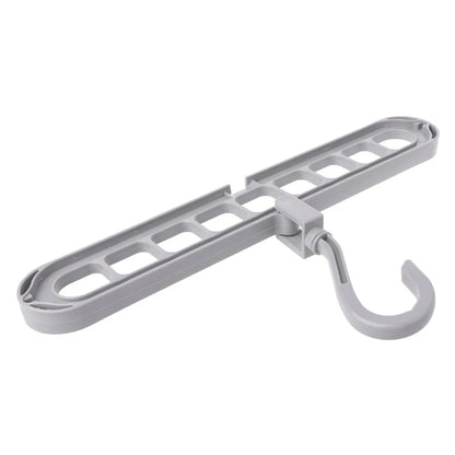 VESTA SmartFold | 9-Tier Adjustable Closet Hanger | Versatile Intelligent Closet Solution | Compact Folding Space-Optimizer Hook | Sturdy Polypropylene Build