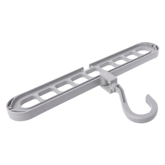 VESTA SmartFold | 9-Tier Adjustable Closet Hanger | Versatile Intelligent Closet Solution | Compact Folding Space-Optimizer Hook | Sturdy Polypropylene Build