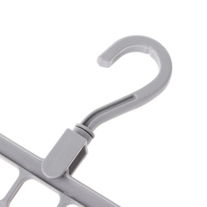 VESTA SmartFold | 9-Tier Adjustable Closet Hanger | Versatile Intelligent Closet Solution | Compact Folding Space-Optimizer Hook | Sturdy Polypropylene Build